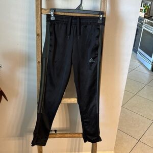 Adidas Kids Black Track Pants size 11/12